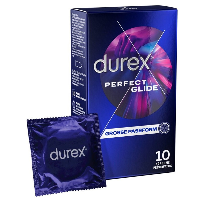 Preservatius PERFECT GLIDE Durex x 10