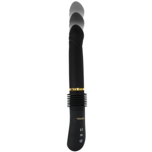 Vibrador de Silicone amb Moviment 31 x 3,5 cm Recarregable Negre
