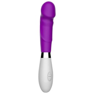 Vibrador de Silicona Realista LOUVER 20.8 x 3.5 cm Púrpura