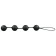 Boles de silicona oscil·lants VELVET 24 x 3,5 cm negres