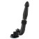 Màquina de sexe vibradora portàtil de silicona amb impuls, control remot sense fils i ventosa removible 36 x 4,2 cm negra recarregable