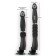 Màquina de sexe vibradora portàtil de silicona amb impuls, control remot sense fils i ventosa removible 36 x 4,2 cm negra recarregable