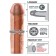 Funda fàl·lica extensora de penis de 5 cm ajustable FX MEGA 2 pell clara