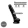 Dildo de Silicona Realista 17.6 x 3.5 cm MODELO 1 Negro