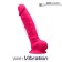 Vibrador de Silicona Realista 20 x 4,3 cm Silexd Rosa Recargable