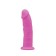 Dildo de silicona fluorescente realista 15,4 x 3,5 cm Silexd Pink Fluo