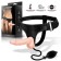 Arnès amb corretja ajustable i dildo inflable realista de 16,5 x 3,5 cm BRATO pell clara