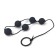 Perles anals A-Gusto 36 x 2 cm Negres