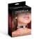 Collaret de pell vegana amb anell de cor i pedres de strass Cinderella Negre