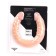 Dildo doble realista Cox 40 x 3,8 cm pell clara