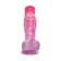 Dildo de silicona MOFAX amb tons de rosa 20 x 5,5 cm