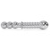 Dildo doble d'acer KIOTOS 19 x 3,5 cm