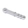 Dildo doble d'acer KIOTOS 19 x 3,5 cm