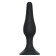 Plug anal en silicona SLIM 11,5 x 2,7 cm Negre