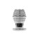 Tap de cul amb túnel FIL HUEC en acer inoxidable 6 x 4 cm plata