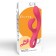 Vibrador de conill en silicona ORGASME SIN FIN 21 x 3,2 cm Rosa Recarregable