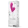 Vibrador de conill de silicona SLIPER 21 x 3,4 cm Fuchsia