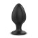 Tap de Silicona Anal RIFTER M 7.2 x 3.5 cm Negre