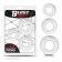 Conjunt de 3 anells per a galtes de 2, 2,5 i 3 cm Beast Rings transparents