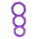 Conjunt de 3 anells de silicona en tamanys de 3, 4 i 5 cm A-Gusto Purple