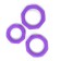 Conjunt de 3 anells de silicona en tamanys de 3, 4 i 5 cm A-Gusto Purple