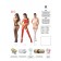 Bodystocking sexy amb obertura a l'entre-cuixes en color negre - talla única BS047