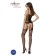 Bodystocking sexy amb obertura a l'entre-cuixes en color negre - talla única BS050