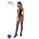 Bodystocking sexy amb obertura a l'entre-cuixes en color negre - talla única BS057