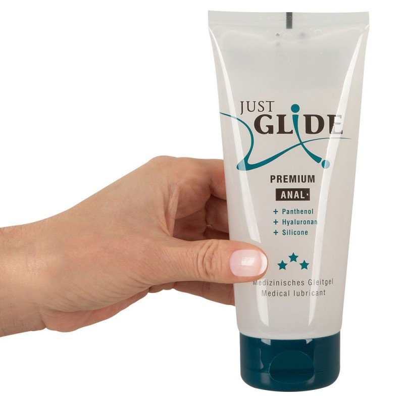 Wasserbasiertes Analgleitmittel mit Hyaluronsäure und Panthenol Just Glide 200 ml