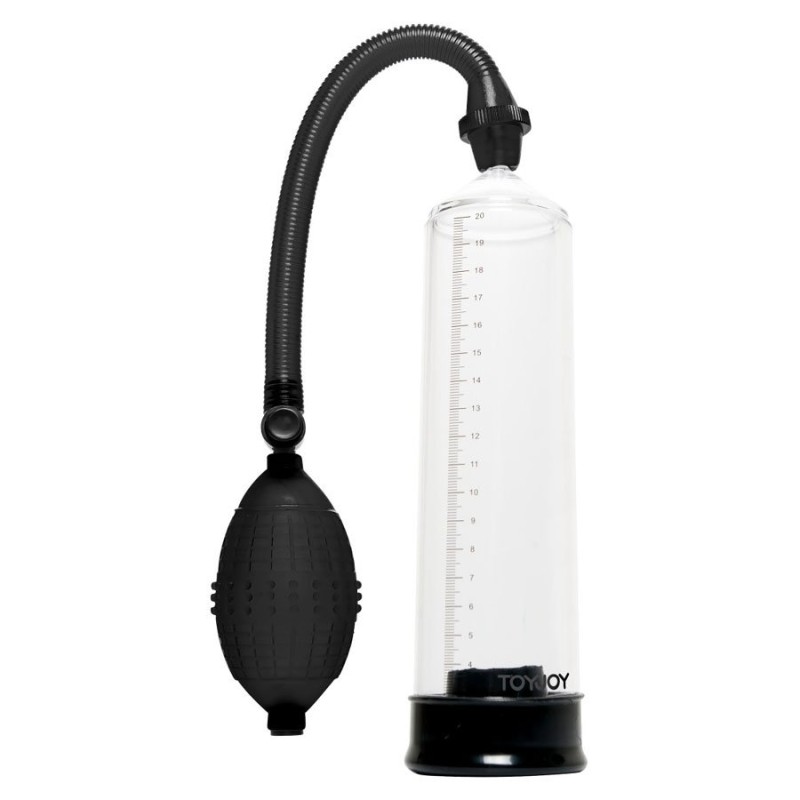 Penisentwicklungspumpe POWER PUMP 23 x 5,5 cm Transparent