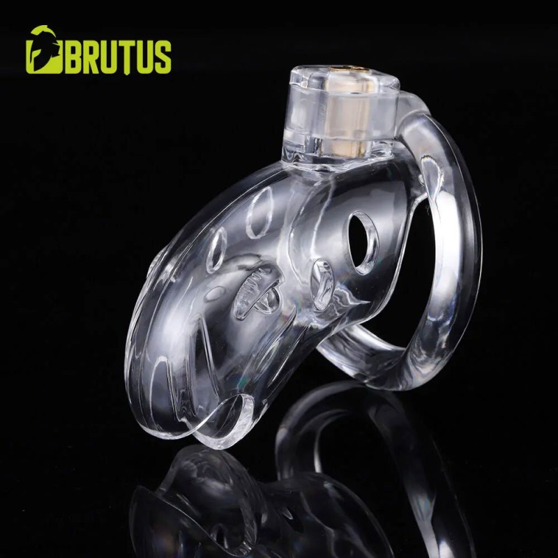 Keuschheitsgürtel für den Penis SHARK CAGE Transparent