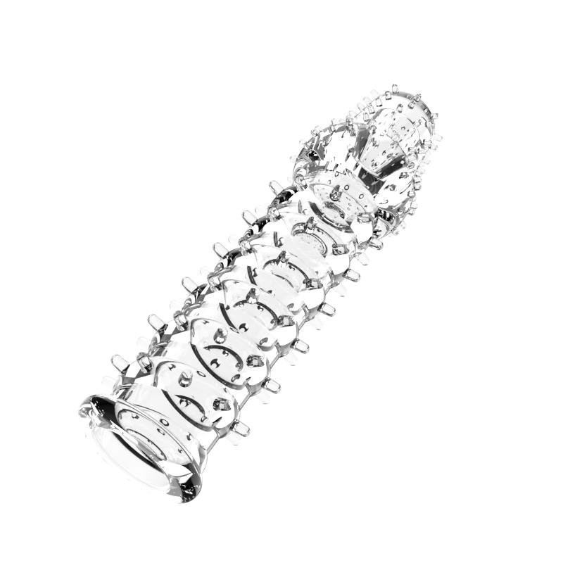 Phallische Hülle A-Gusto 024 mit stimulierender Textur Transparent