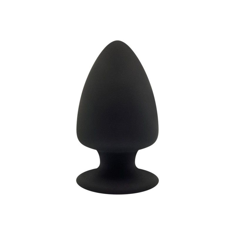 Anal Plug aus Silikon MODELL 1 S 9 x 5,2 cm Schwarz