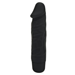 Realistischer Silikon-Vibrator Get Real 16,1 x 3,8 cm Schwarz