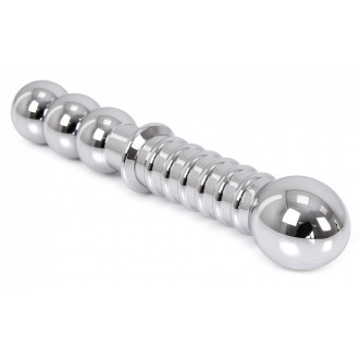 Stahl Doppeldildo KIOTOS 19 x 3,5 cm