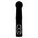 Rotierender Silikon-Prostata-Massagestab TWISTER 20 x 4,1 cm Schwarz