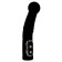Rotierender Silikon-Prostata-Massagestab TWISTER 20 x 4,1 cm Schwarz