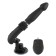 Tragbare Vibrations-Sexmaschine aus Silikon mit Stoßfunktion, kabelloser Fernbedienung und abnehmbarem Saugnapf 36 x 4,2 cm Schwarz Wiederaufladbar
