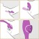 Clitoral Licker 2 in 1 mit flexiblem Silikon-Vibrator You2Toys Lila Wiederaufladbar