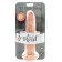 Realistischer Dildo Get Real DUAL DENSITY DONG 7,5" 19 x 3 cm Hautfarben