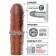Penis-Hülle verlängert den Penis um 5 cm, verstellbar, FX MEGA 2, dunkle Hautfarbe.