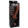 Realistischer Vibrator mit Stoß- und Wärmeeffekt King Cock TRIPLE TREAT 16,6 x 3,6 cm Dunkle Haut Wiederaufladbar