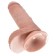Realistischer Dildo King Cock 7" 19,4 x 4,5 cm Hautfarben