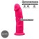 Realistischer Silikon-Dildo 19,2 x 4,7 cm Silexd Pink