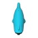 Mini Silikon Bullet Vibrator POCKET DOLPHIN 7,5 x 2,5 cm Blau