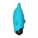 Mini Silikon Bullet Vibrator POCKET DOLPHIN 7,5 x 2,5 cm Blau