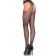 Crotchless Strumpfhosen von Leg Avenue Schwarz - Plus Size