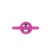 Vibrierende Analkette aus Silikon A-Gusto 14 x 3,5 cm Pink