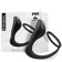 Cockring mit Analplug aus Silikon RANDAL 9 x 3,1 cm Schwarz