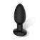 Vibrierender Analplug aus Silikon mit rotierendem Effekt und kabelloser Fernbedienung DRAGO 9,7 x 3,5 cm Schwarz Wiederaufladbar